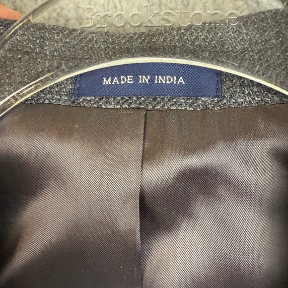 Men’s Ralph Lauren 100 percent wool sport coat 46R grey preowned - Picture 6 of 10